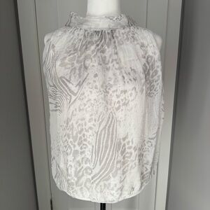 Elena Baldi Silk Sleeveless Blouse